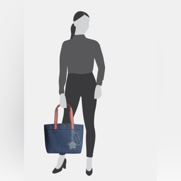 NEW 🌸 Coach | Flower Patterns Casual Style Denim - Picture 4 of 16